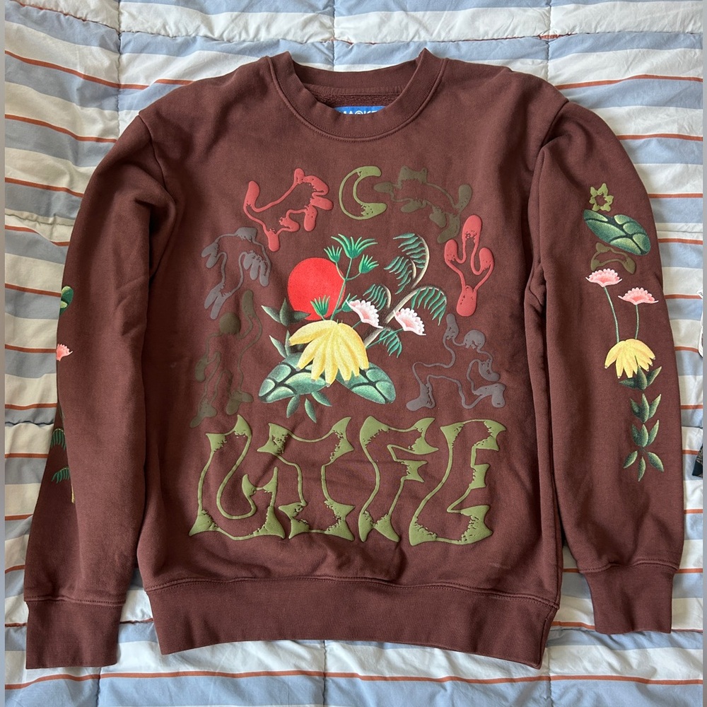 Brown Graphic Sweater